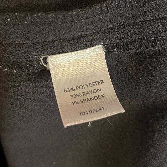 J.Jill Black Stretch Pant Wide Leg | SZ 8 - Picture 10 of 11